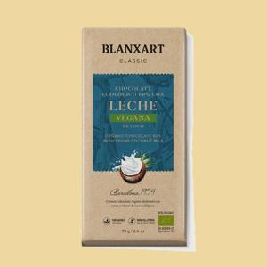 Blanxart Vegane Bio Kokosmilchschokolade  con leche vegana de coco