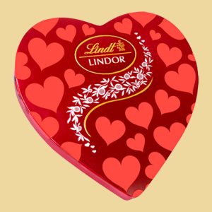 Lindor Metall Herz Milch