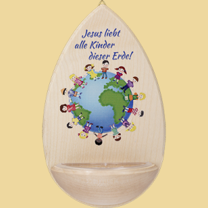 Weihwasserkessel Jesus liebt alle Kinder