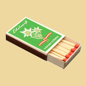 Edelweiß Zündhölzer 10er Pack