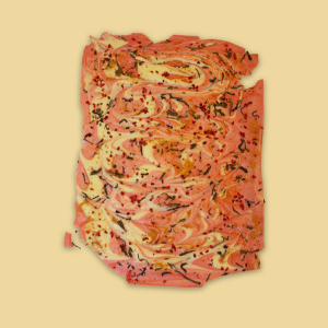 Hausgemachte Weisse Himbeer Bruchschokolade mit Jasmin, Holunder & Hagebutten per 100g