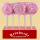 Twirl Lolly pink rosa/weiße Spirale