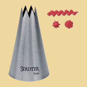 Sterntülle groß 10mm Edelstahl