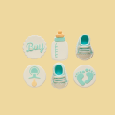 Bub Zuckerfiguren Set It is a Boy 6er