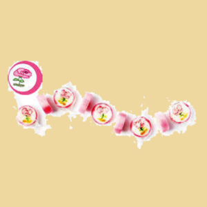 Rose Zuckerln handgemacht mit Erdbeergeschmack per 100g