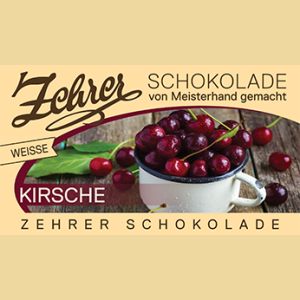 Zehrer weisse Schokolade mit Kirsche