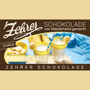 Zehrer Bananen Milchshake Schokolade Edelbitter