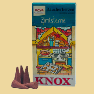 Knox Zimtsterne Räucherkerzen "Weihnachtsbäckerei"