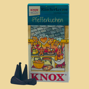Knox Pfefferkuchen Räucherkerzen "Weihnachtsbäckerei"