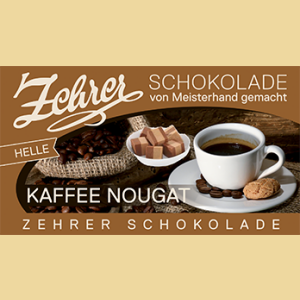 Zehrer Kaffeenougat Schokolade Vollmilch