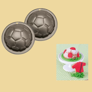 Fussball Backformen klein 8,5x4cm 2er