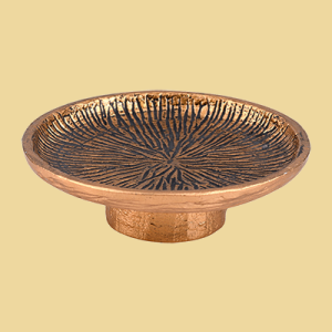 Räucherschale gold/anthrazit 16cm