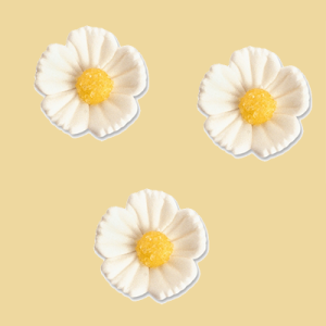 Feinzuckerblumen 30mm 3er