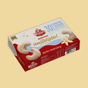 Vanillekipferl weniger Zucker
