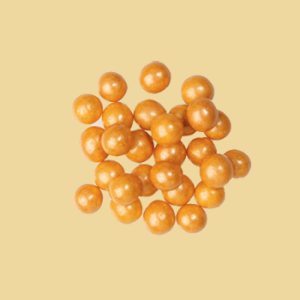 Knusperperlen gold