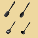 Silikon Küchenhelfer 4er Set
