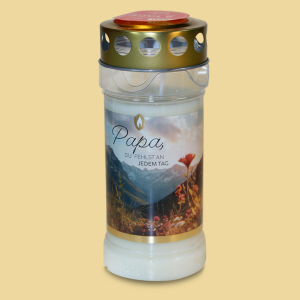 Gedenklicht Papa DU FEHLST AN JEDEM TAG 5Tage