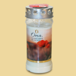 Gedenklicht Oma DU WIRST IMMER BEI UNS SEIN! 5Tage