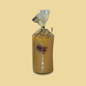 Bienenwabenkerze gerollt 9,5x5cm 100% Bienenwachs