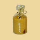 Bienenwabenkerze gerollt 8x8cm 100% Bienenwachs
