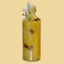 Bienenwabenkerze gerollt 16x8cm 100% Bienenwachs