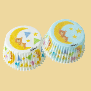 Baby Bär Papierbackförmchen 50x32mm