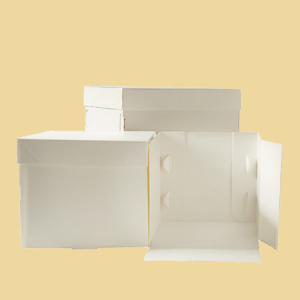 Tortenkarton Tortenschachtel extrahoch 30,5x30,x5x30cm für mehrstöckige Torten