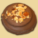 Amaretto Marzipan Lebkuchen in VM Schoko getunkt