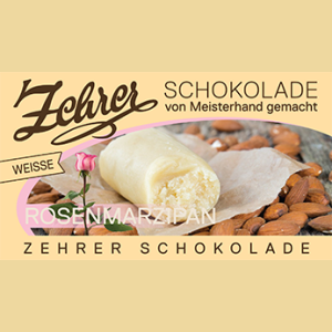 Zehrer Weiße Rosenmarzipanschokolade