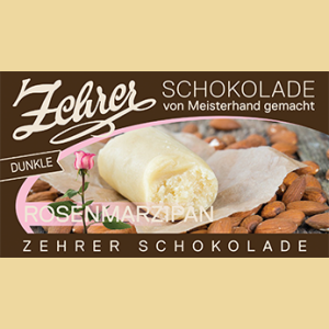 Zehrer Rosenmarzipan Schokolade Edelbitter
