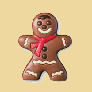 Lebkuchenmann Schokofigur