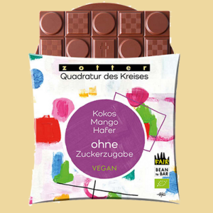Zotter Quadratur des Kreises Kokos Mango Hafer