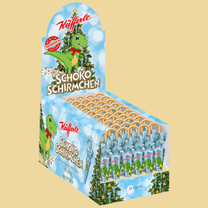 Küfferle Schokoschirme Dino 60er Karton