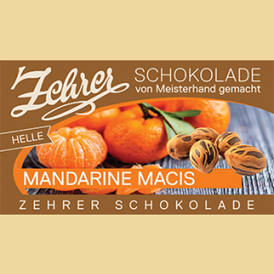 Zehrer Mandarine & Macis Vollmilch Schokolade
