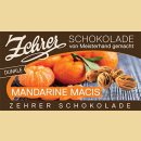 Zehrer Mandarine & Macis Schokolade Zartbitter