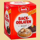 Backoblaten rund 80mm