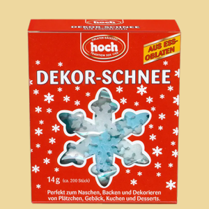 Dekorschnee Oblaten