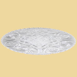 Tortenplatte Kuchenplatte Kristalloptik 24cm