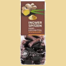 Ingwer Spitzen mit Bitterschokolade