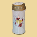 LED Grabkerze Goldherz