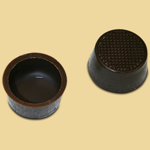 Rundschale Zartbitter flach/11mm H&ouml;he 63 Stk/Lage