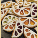 Zitronenspalten Keksausstecher 2er 60x30mm für...