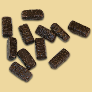 Himbeergeleestangerln getunkt per 100g