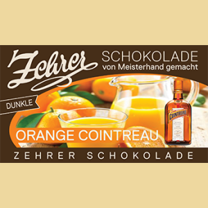 Zehrer Orangencointreau Schokolade Zartbitter
