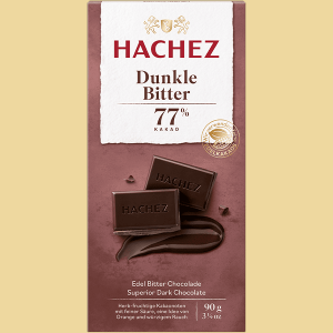 Hachez Dunkle Bitterschokolade 77%