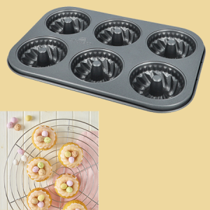 Gugelhupfblech f&uuml;r 6 Guglhupfe/Reindlinge