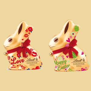 Lindt Goldhase Message Edition 100g 2 versch. Motive