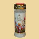 Grablicht Motivlicht 7Tage Tulpenfeld Du fehlst