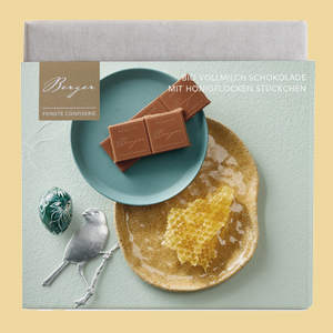 Berger Bio Vollmilch Schokolade mit Honigflocken