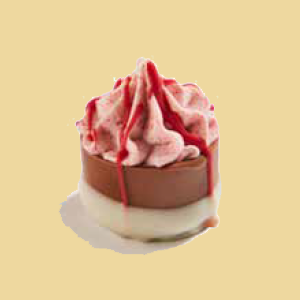 Himbeer Frozen Joghurt Cupcake per 100g